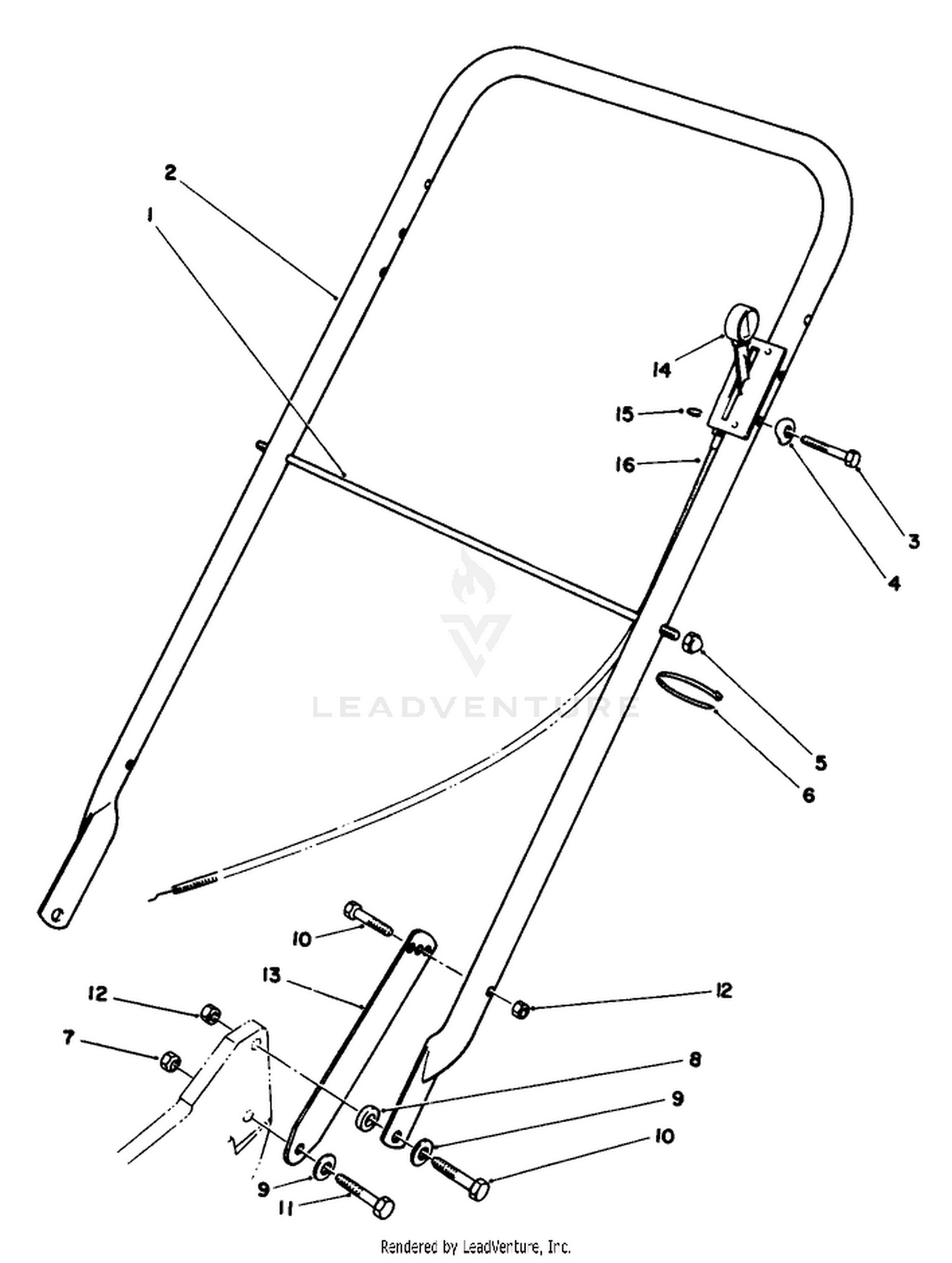 Handle Assembly (model 22030)