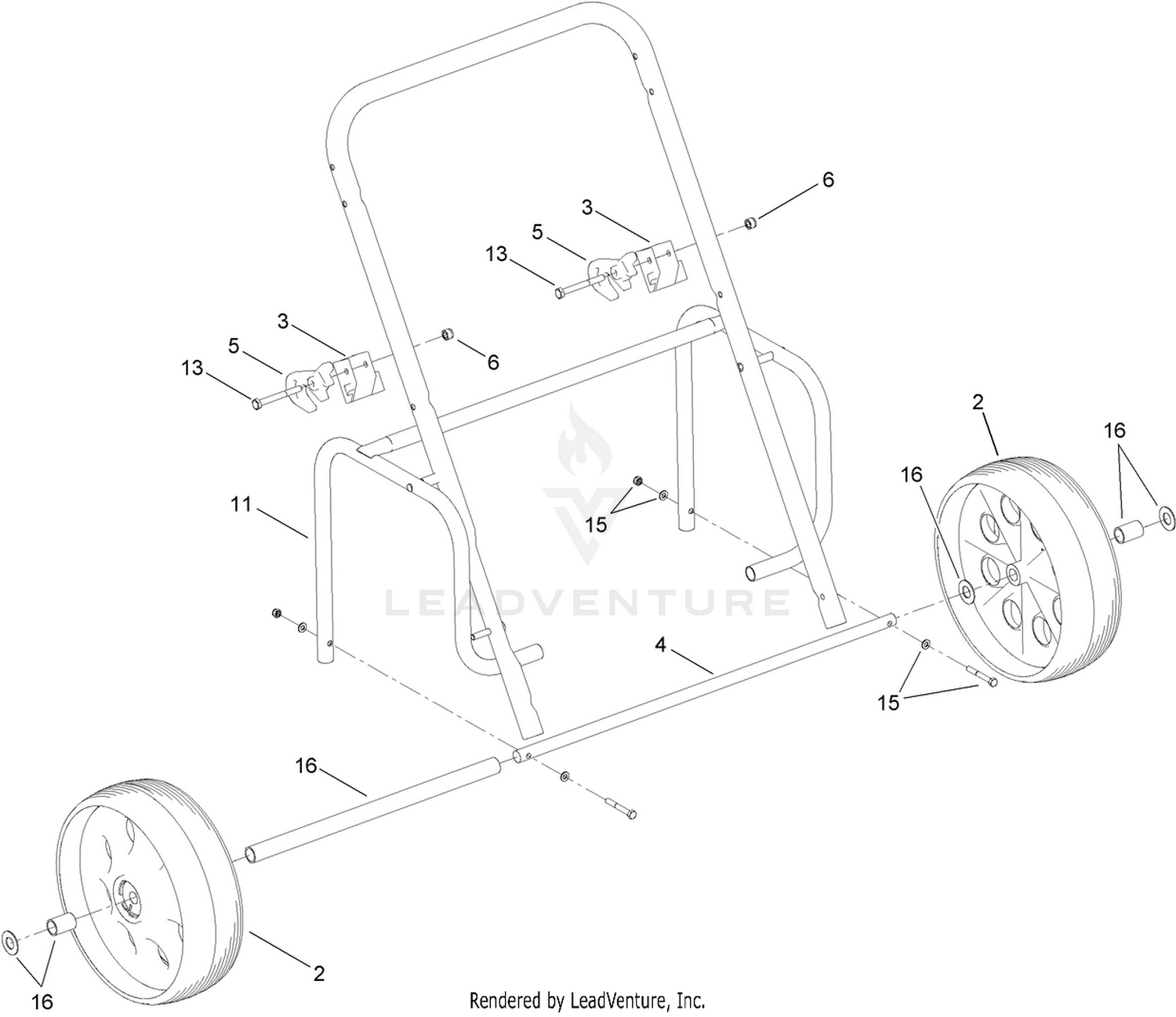 Transport Wheel Kit Assembly