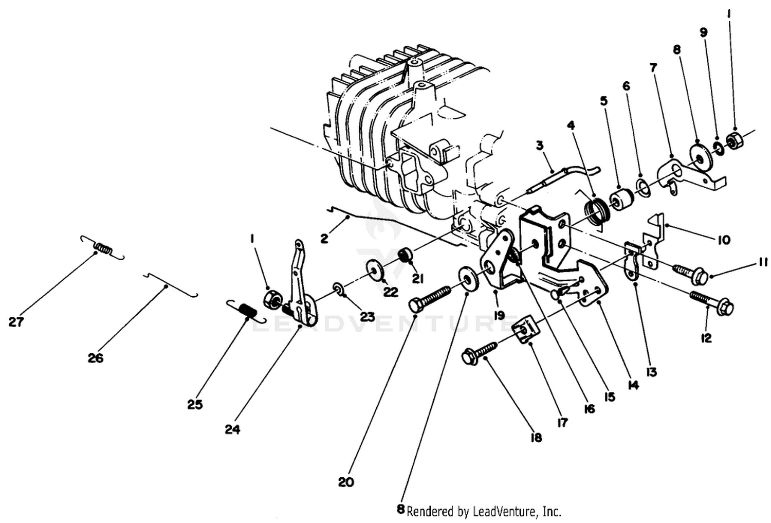 Engine Assembly Model No. 47pg6 4