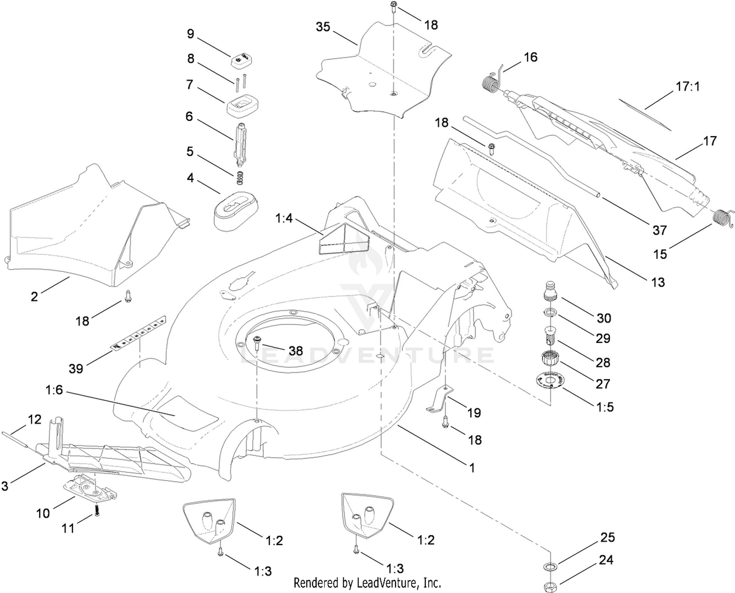 Housing and Rear Door Assembly