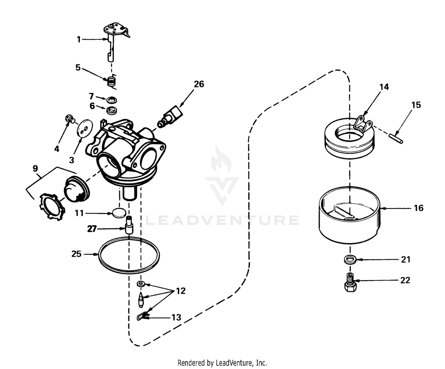 Carburetor No. 632050a