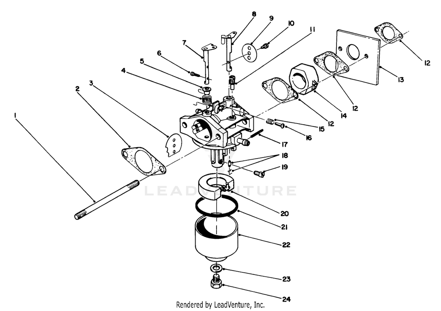 Carburetor Assembly (model No. 47pl0-3)