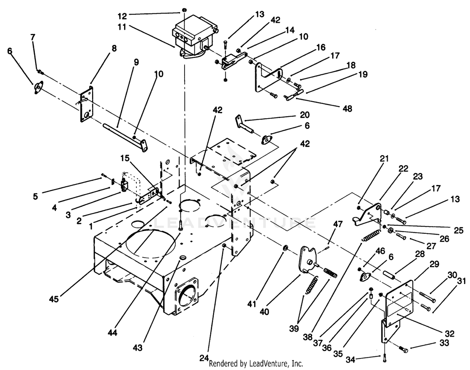 Hydraulic Pump  Linkage Assembly