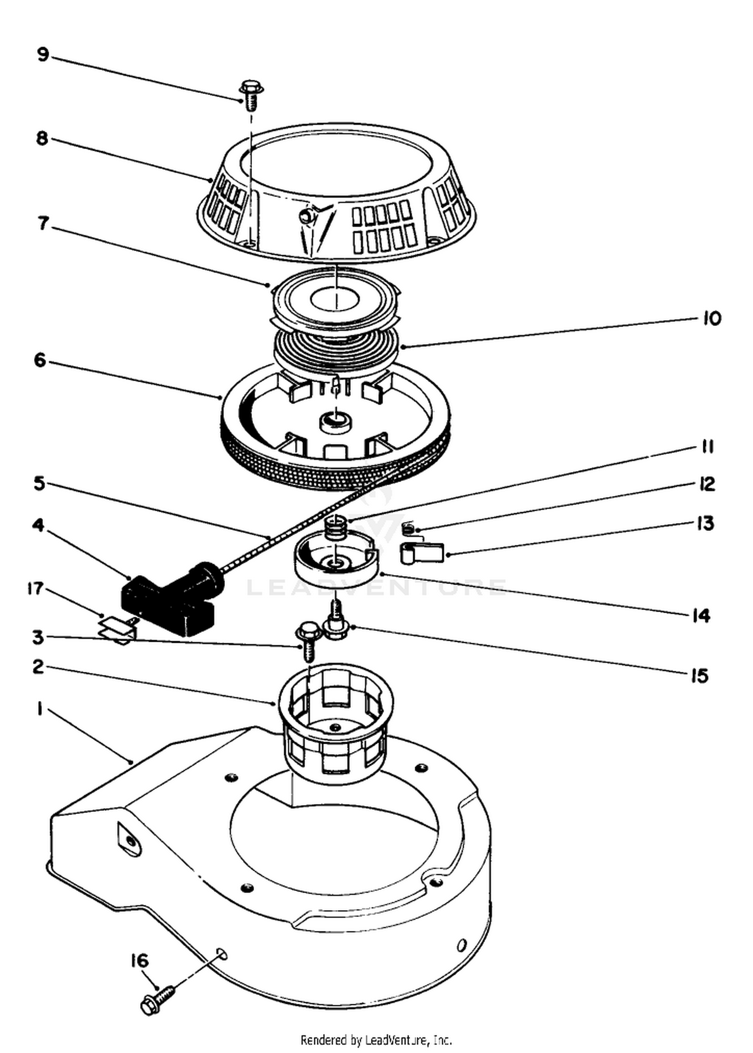 Recoil Assembly (model No. 47pl0-3)