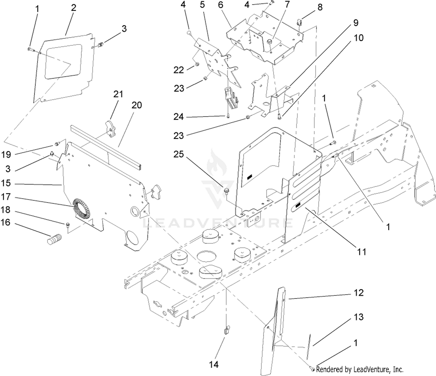 Hoodstand and Firewall Assembly