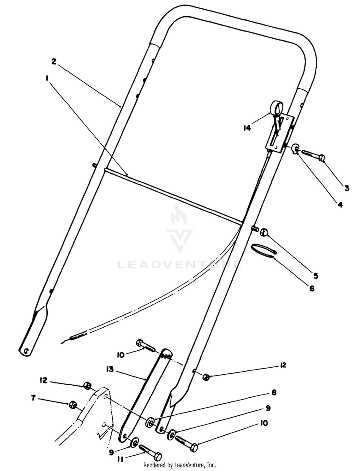 Handle Assembly (model 22030)