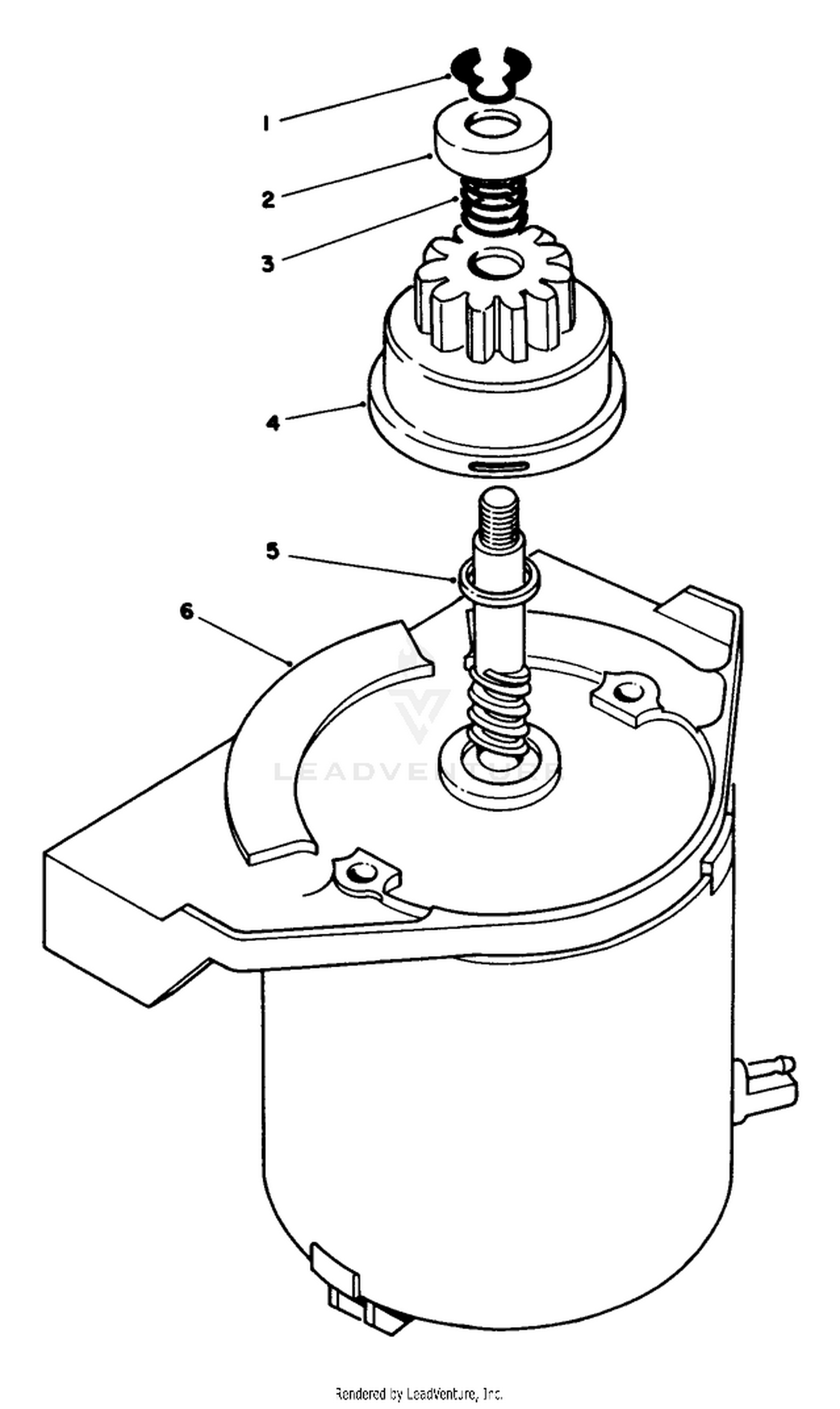 Starter Motor Assembly No. 53-4500