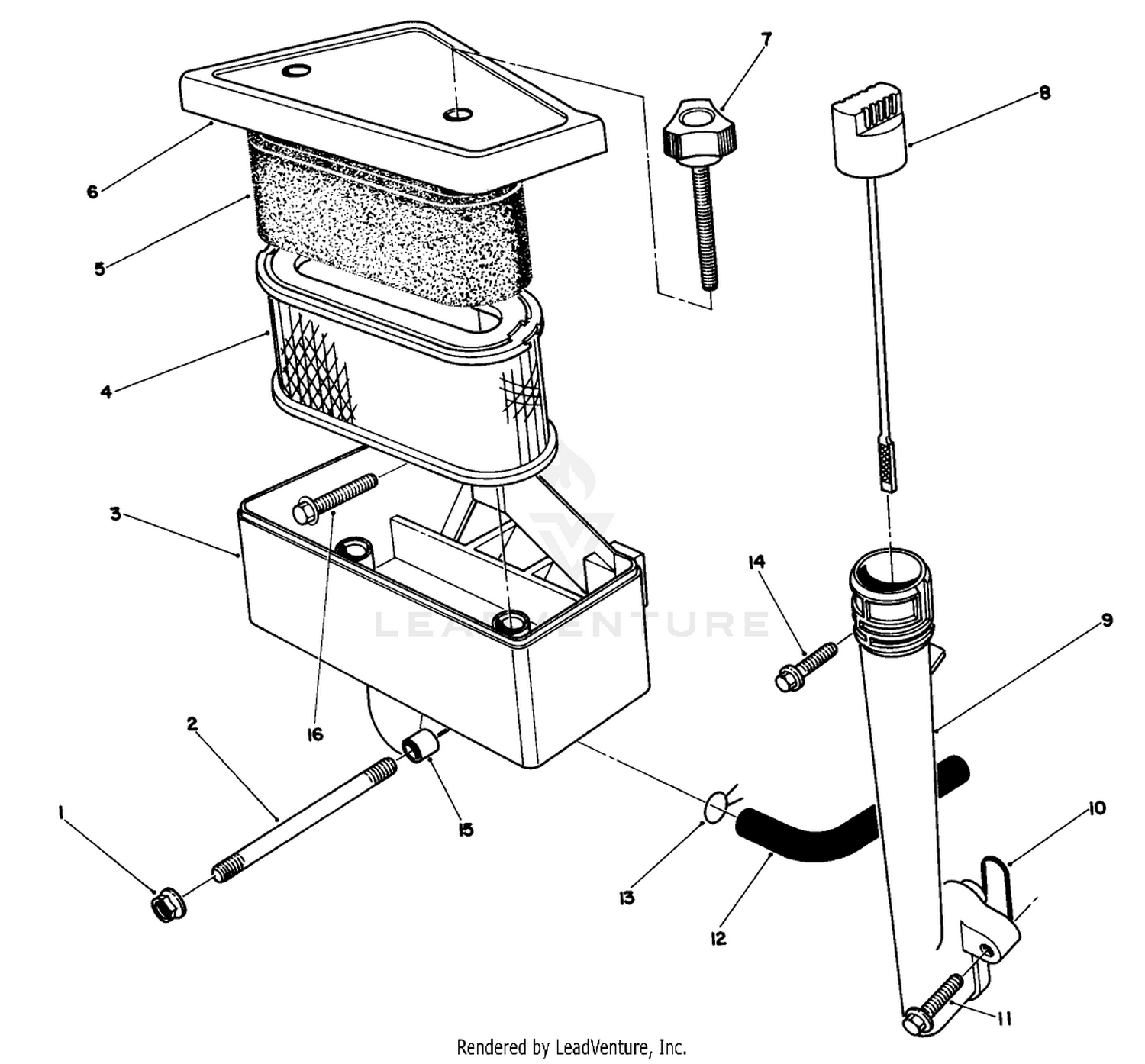 Air Cleaner (engine Model No. Vml0-4)