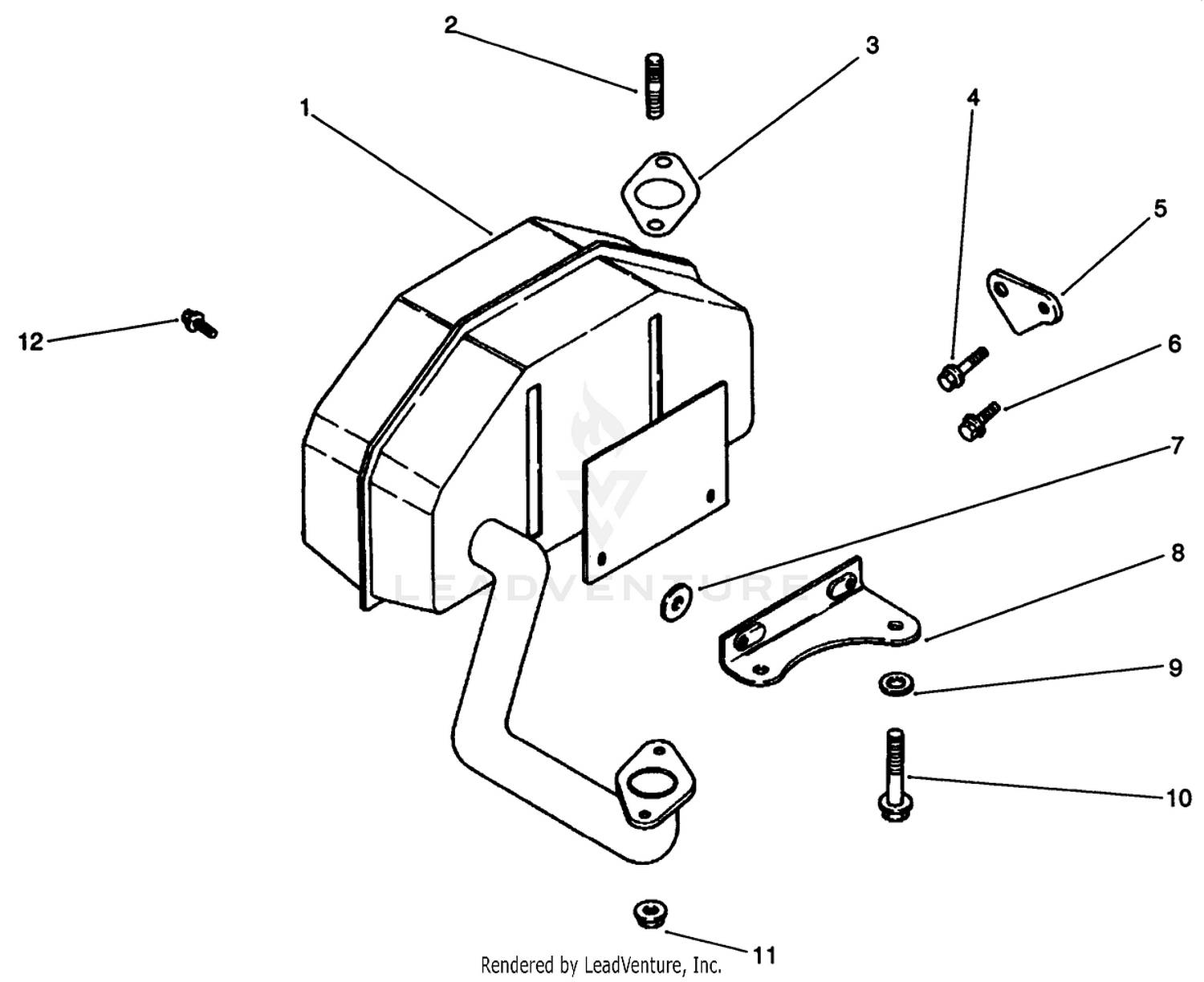 Exhaust-Engine Kohler Model No. Cv14 S-1429 (continued)