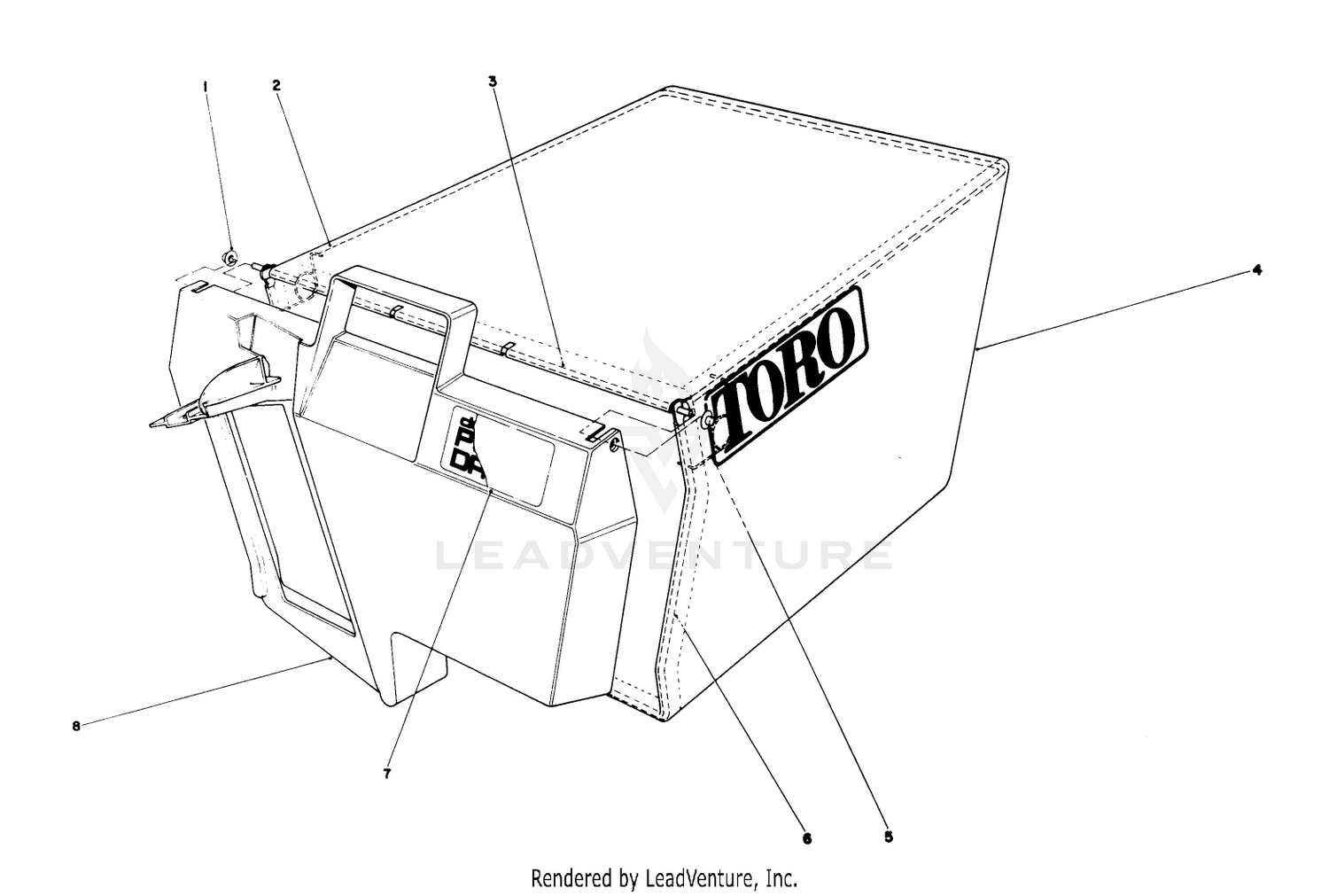 Grass Bag Assembly No. 11-0189