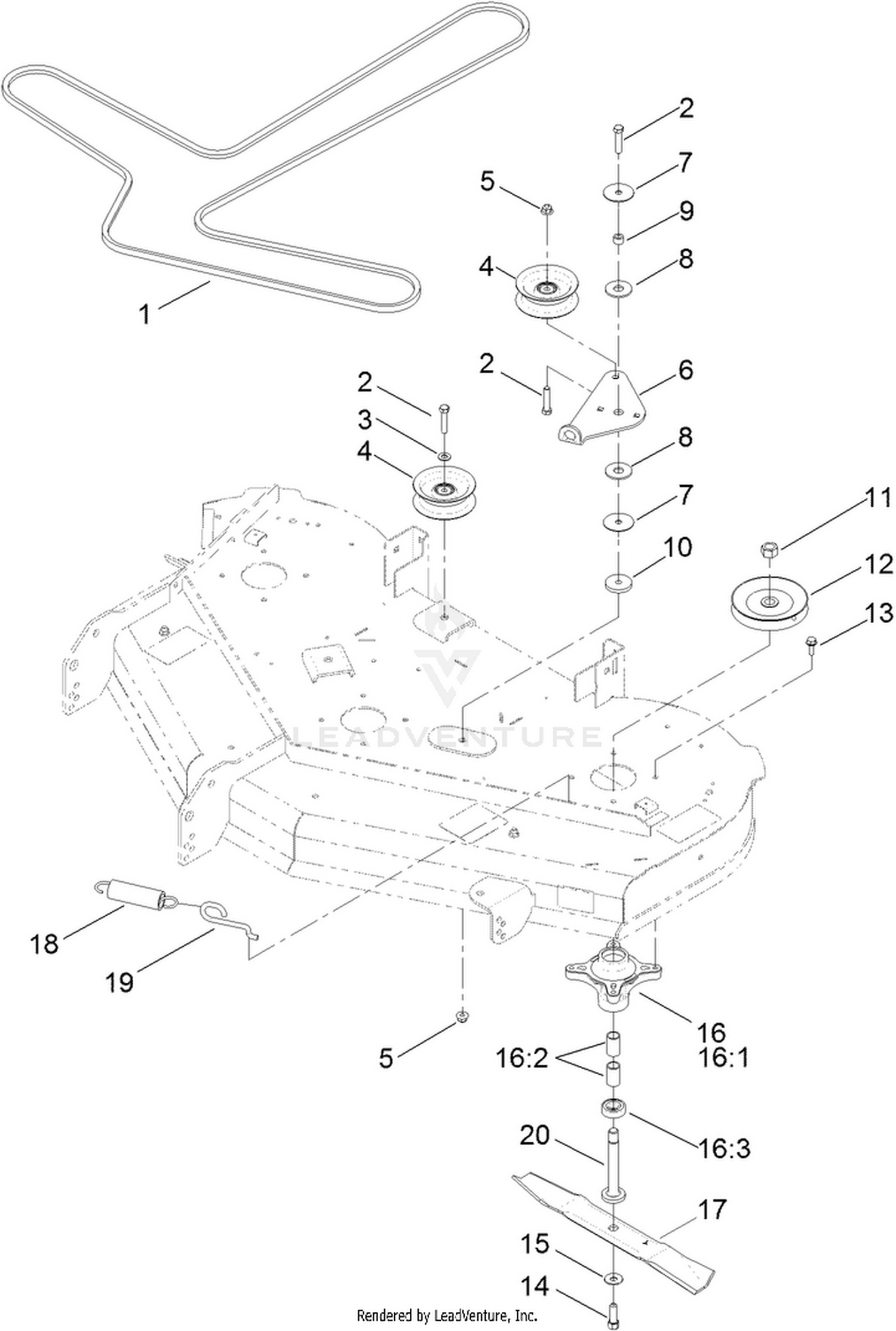 Toro 50 discount inch replacement deck