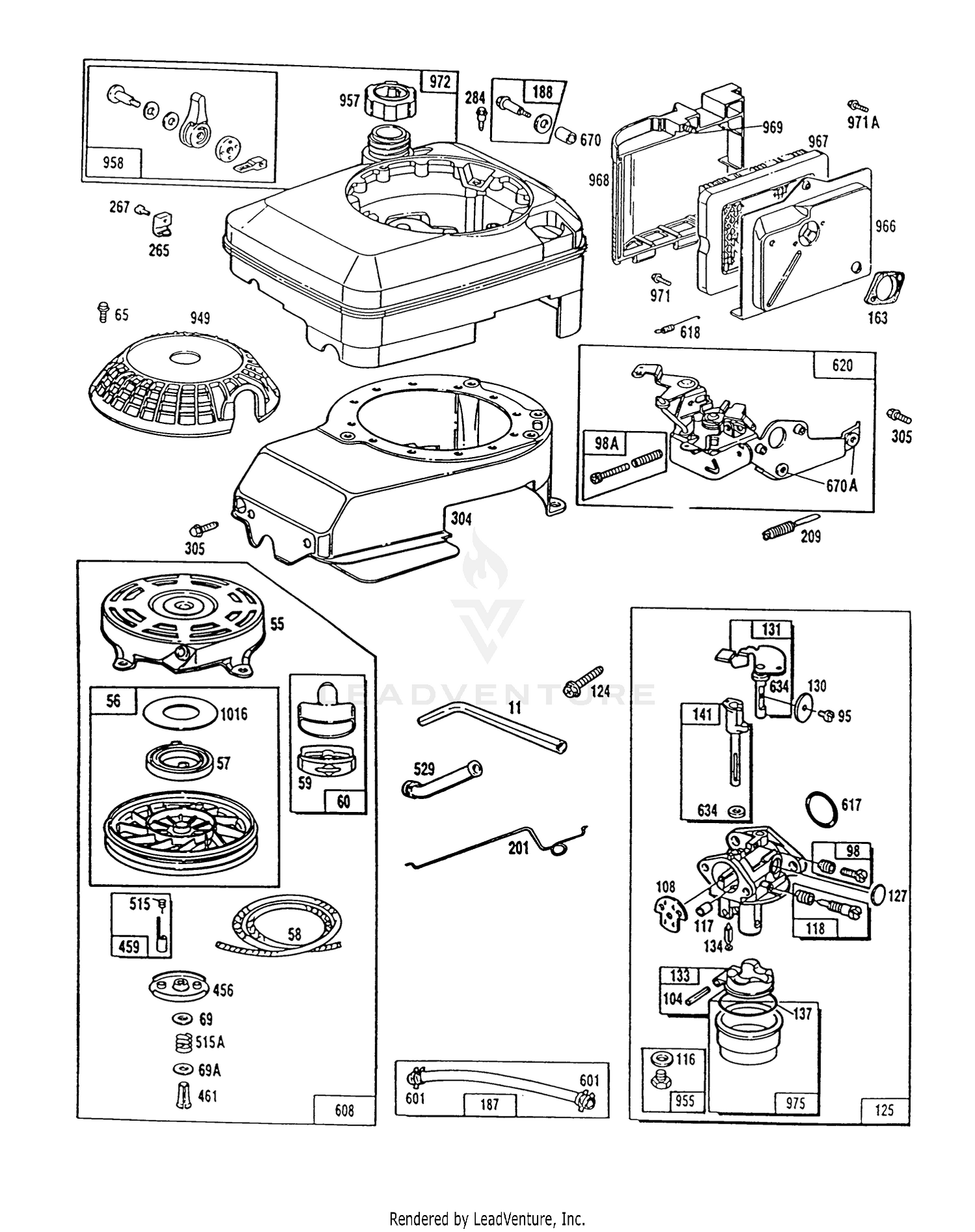 Engine Model No. 124702-3115-01 2