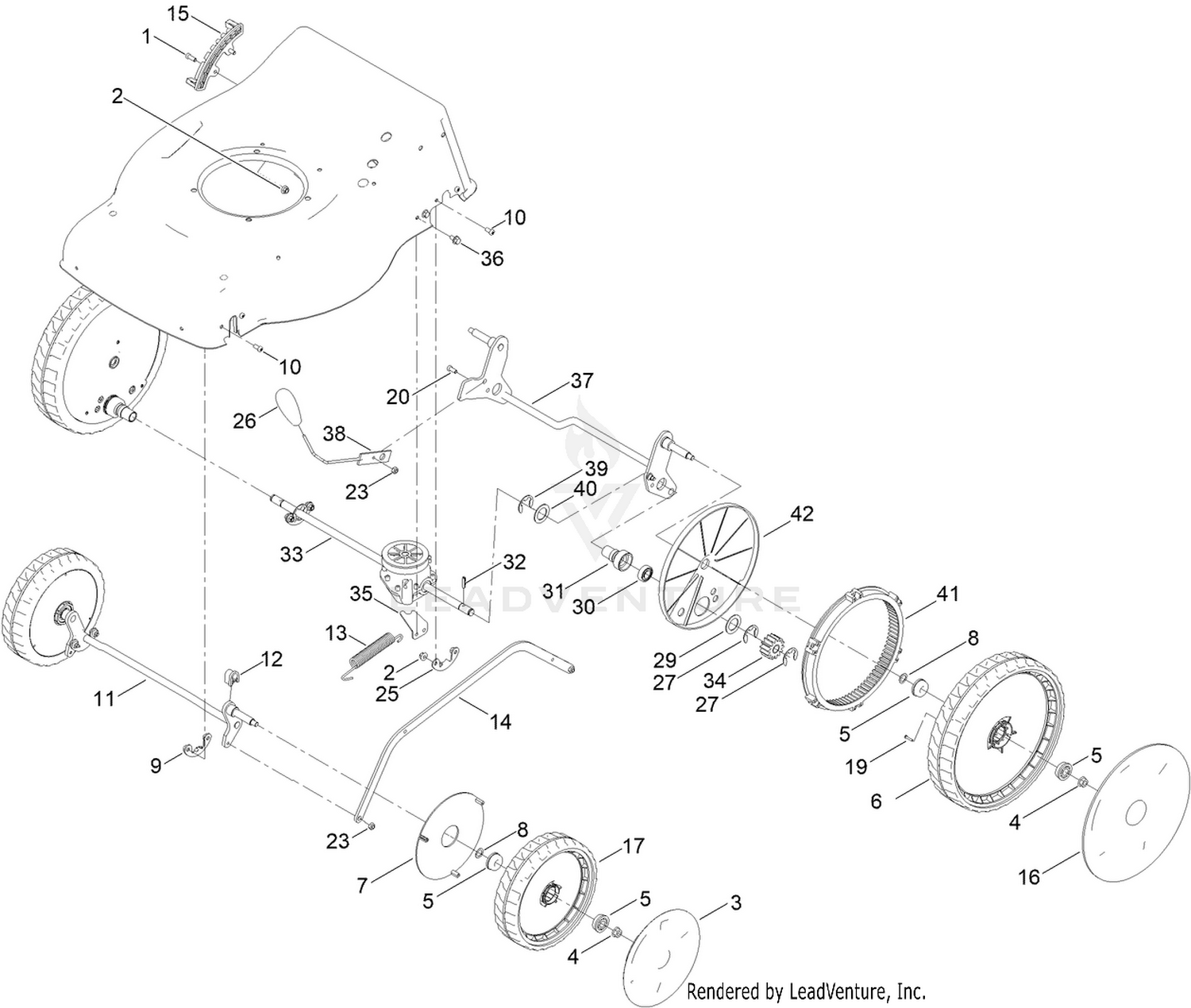 Suspension, Traction and HOC Assembly