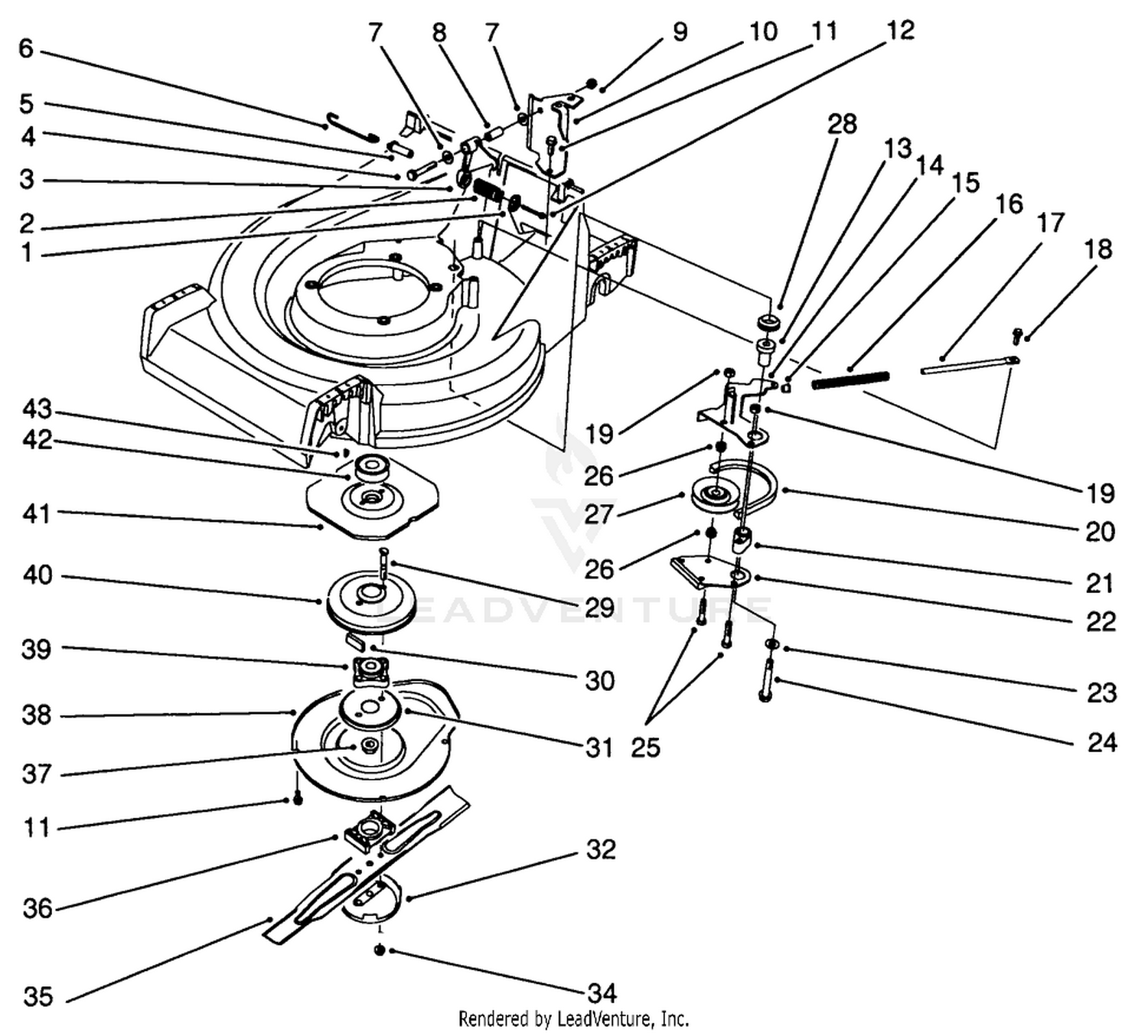 Blade Brake Clutch Assembly