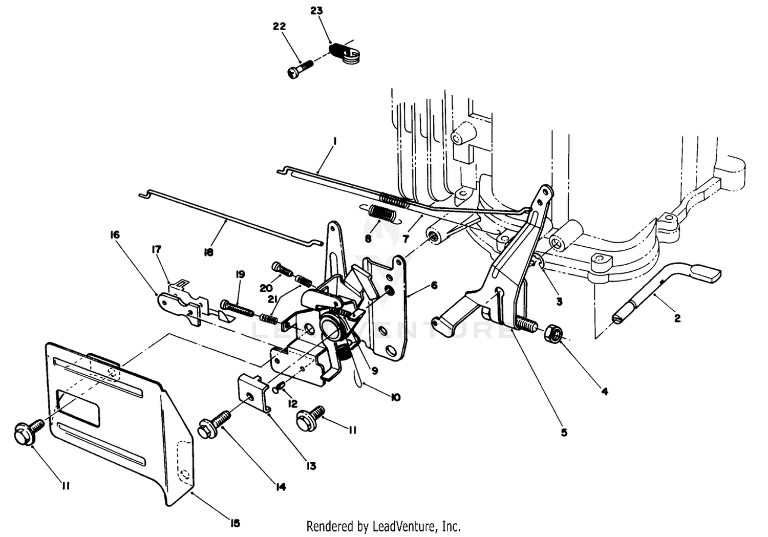 Governor Assembly (engine Model No. Vml0-2)