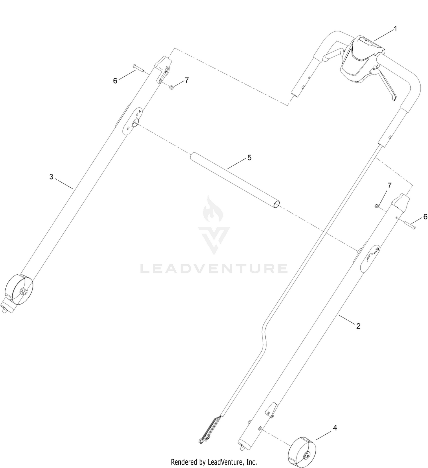 Handle Bar Control Assembly