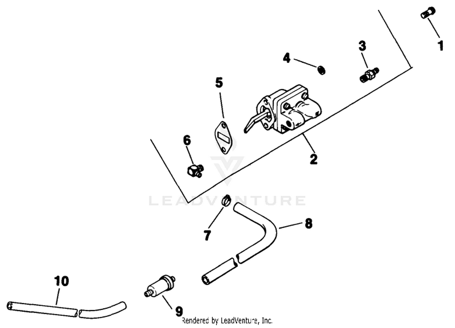 Fuel Pump-Engine Model No. Mv16s-Type 56519