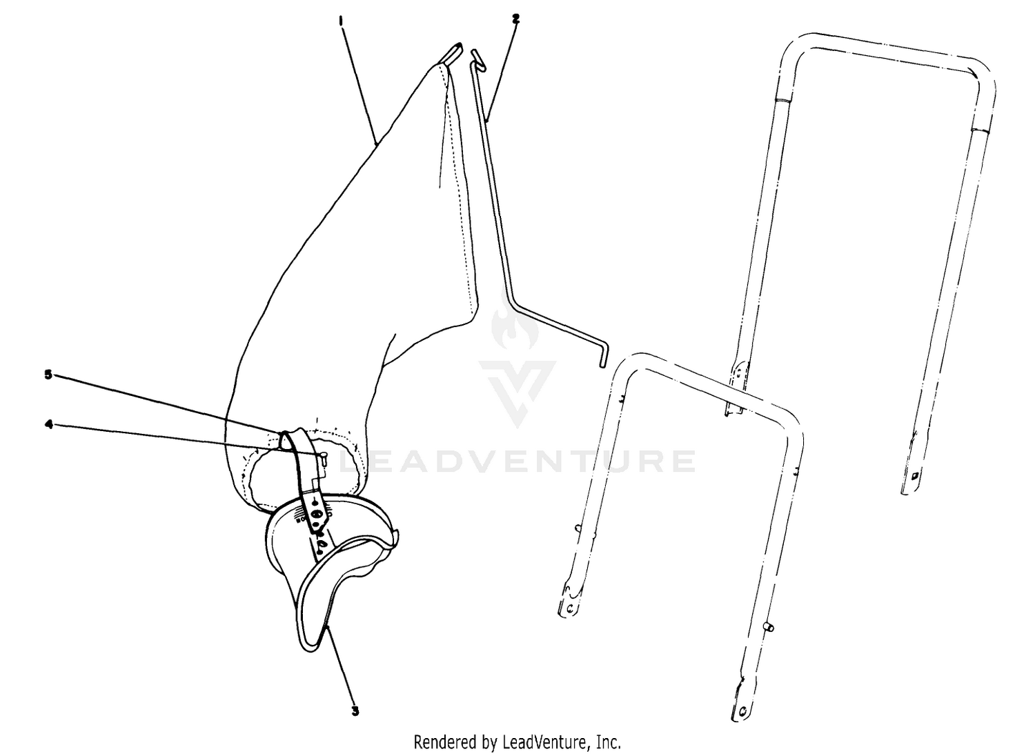 Grass Bagging Kit No. 38-0050 (optional)