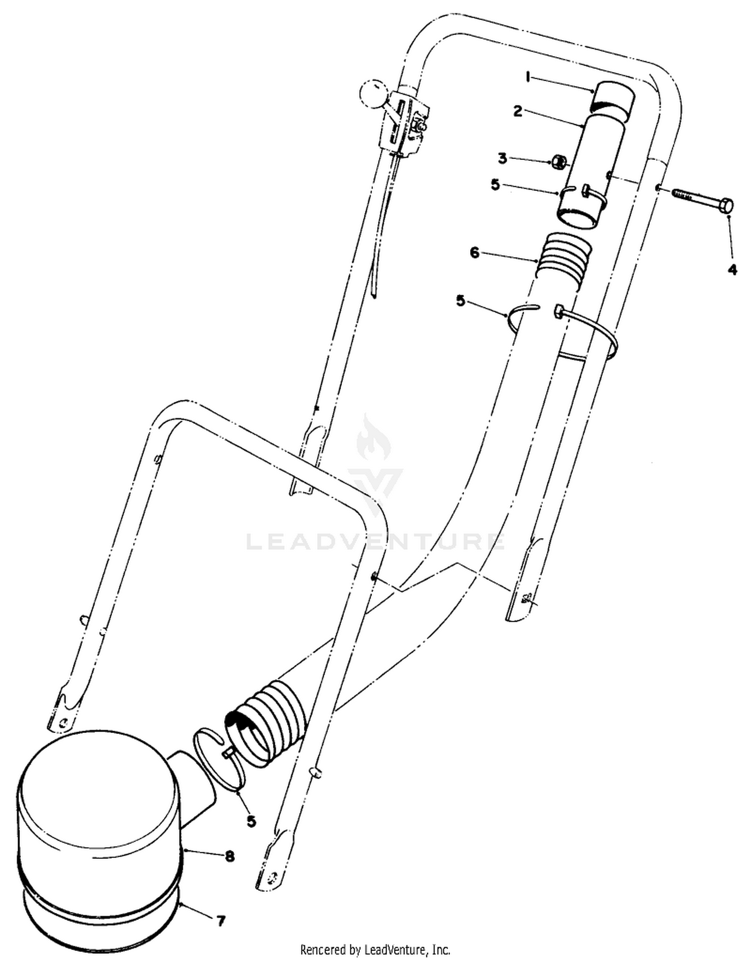 Remote Air Cleaner Kit No. 43-6940 (optional)