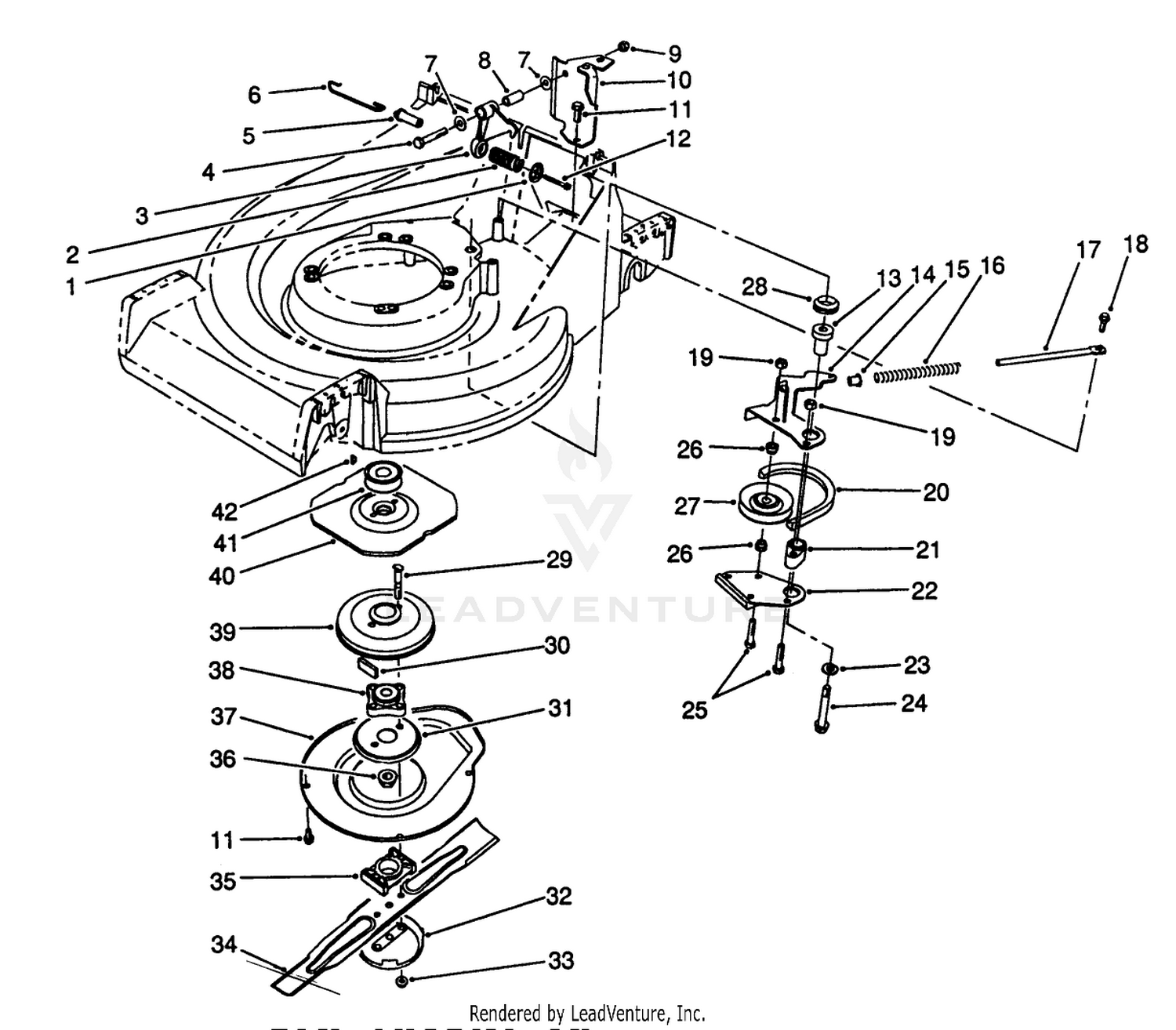 Blade Brake Clutch Assembly