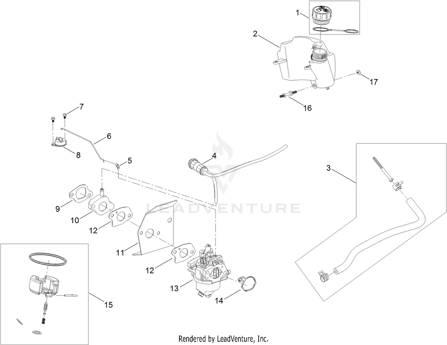 Fuel System and Carburetor Assembly