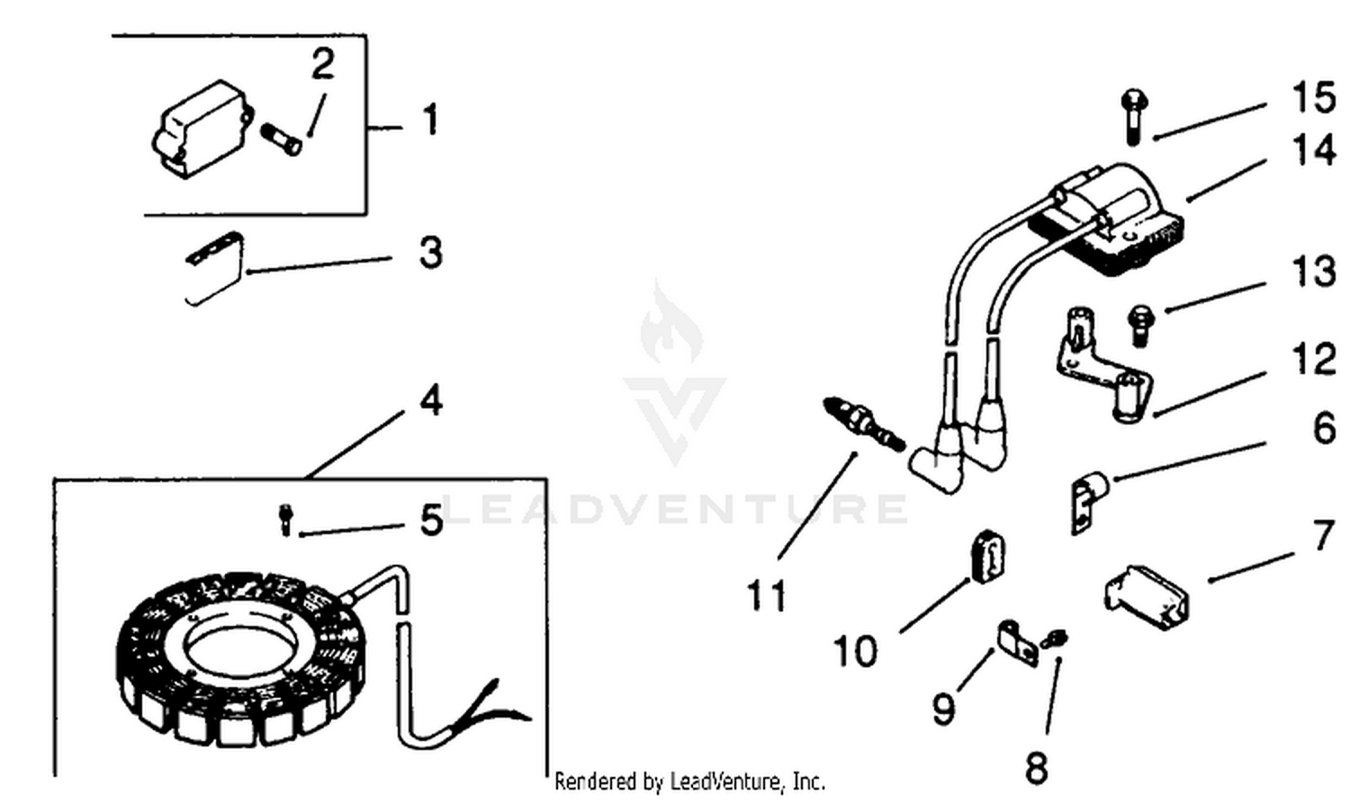 Ignition-Kohler Engine Model No. Mv18s-Type 58543
