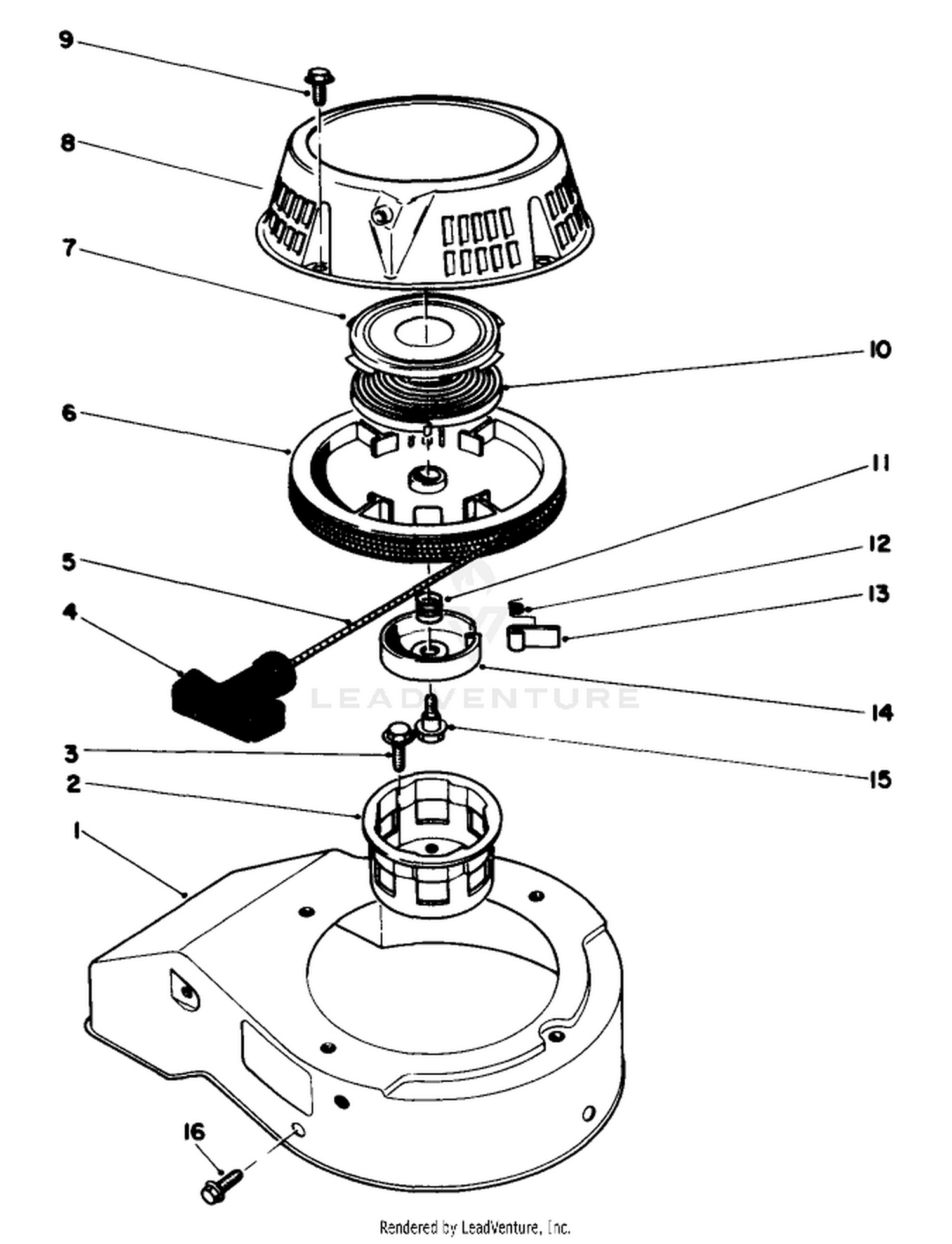 Engine Assembly Model No. 47ph7 (continued) 5
