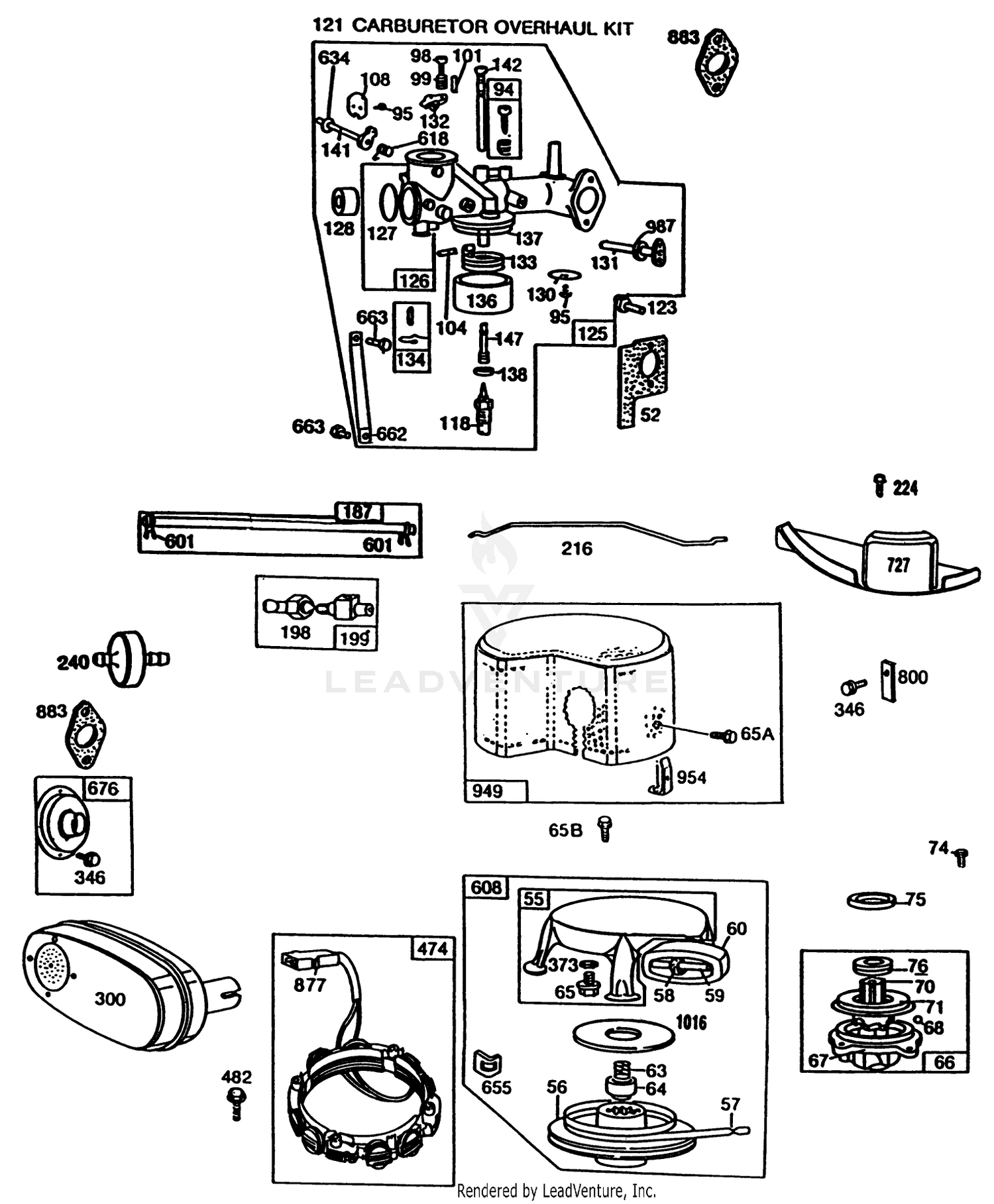 Briggs  Stratton Model No. 281706-0180-01 (continued) 2