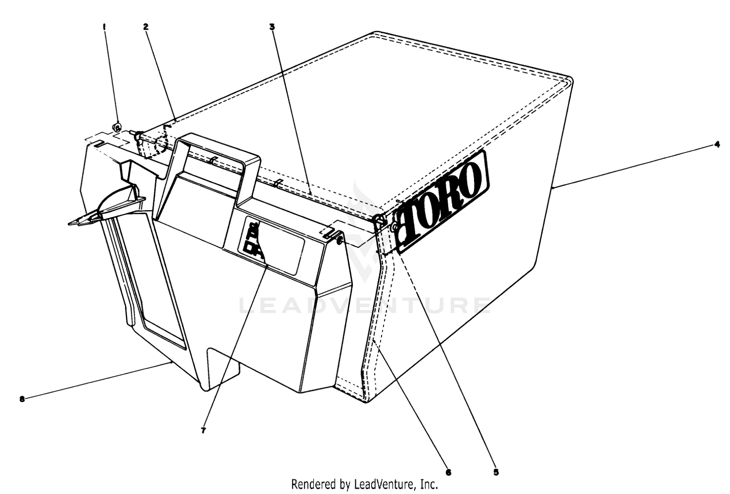 Grass Bag Assembly No. 11-0189