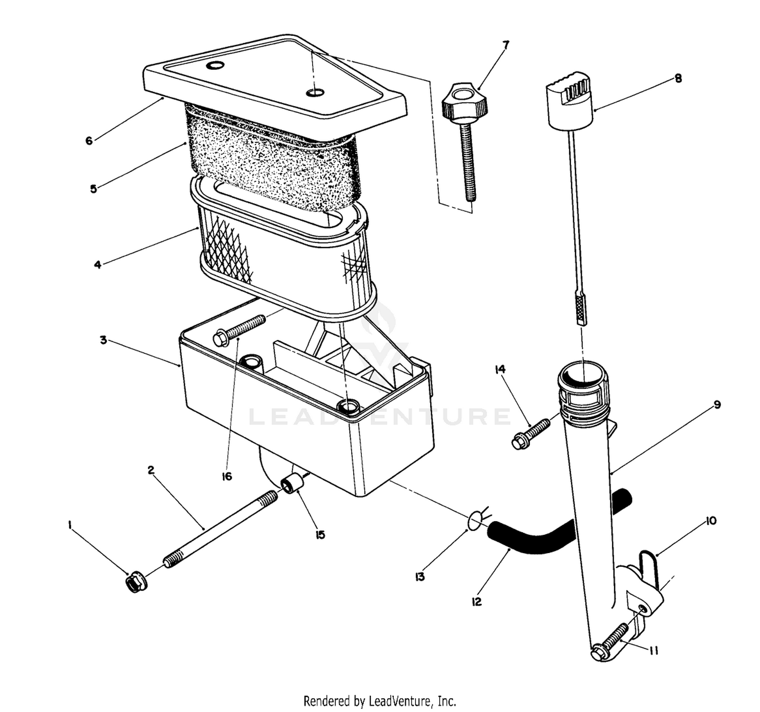 Air Cleaner (engine Model No. Vmh7-4)