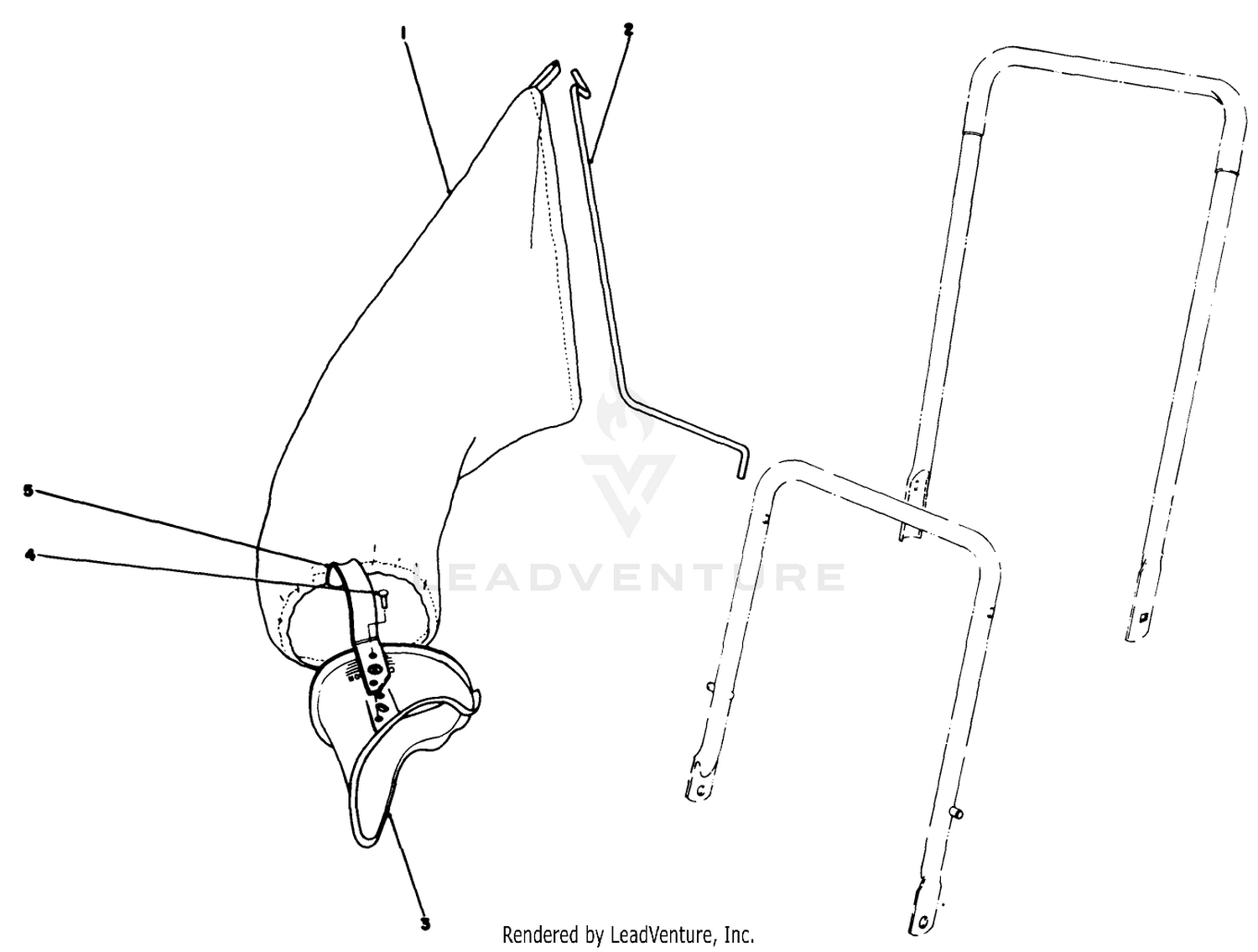 Grass Bagging Kit No. 38-0050 (optional)