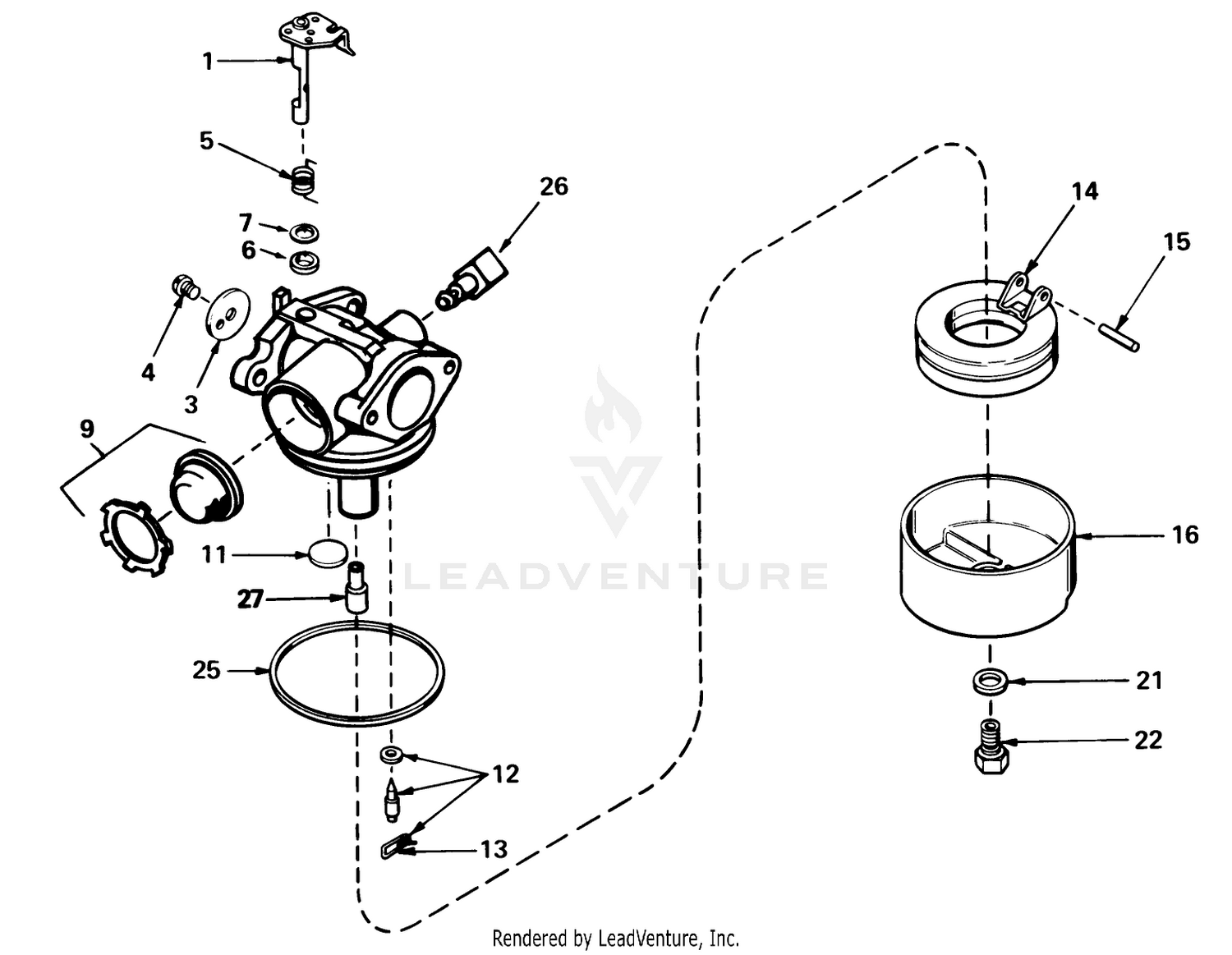 Carburetor No. 632050a