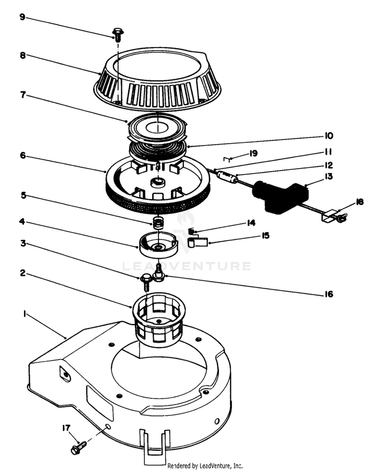 Recoil Assembly (model No. 47pm1-1)