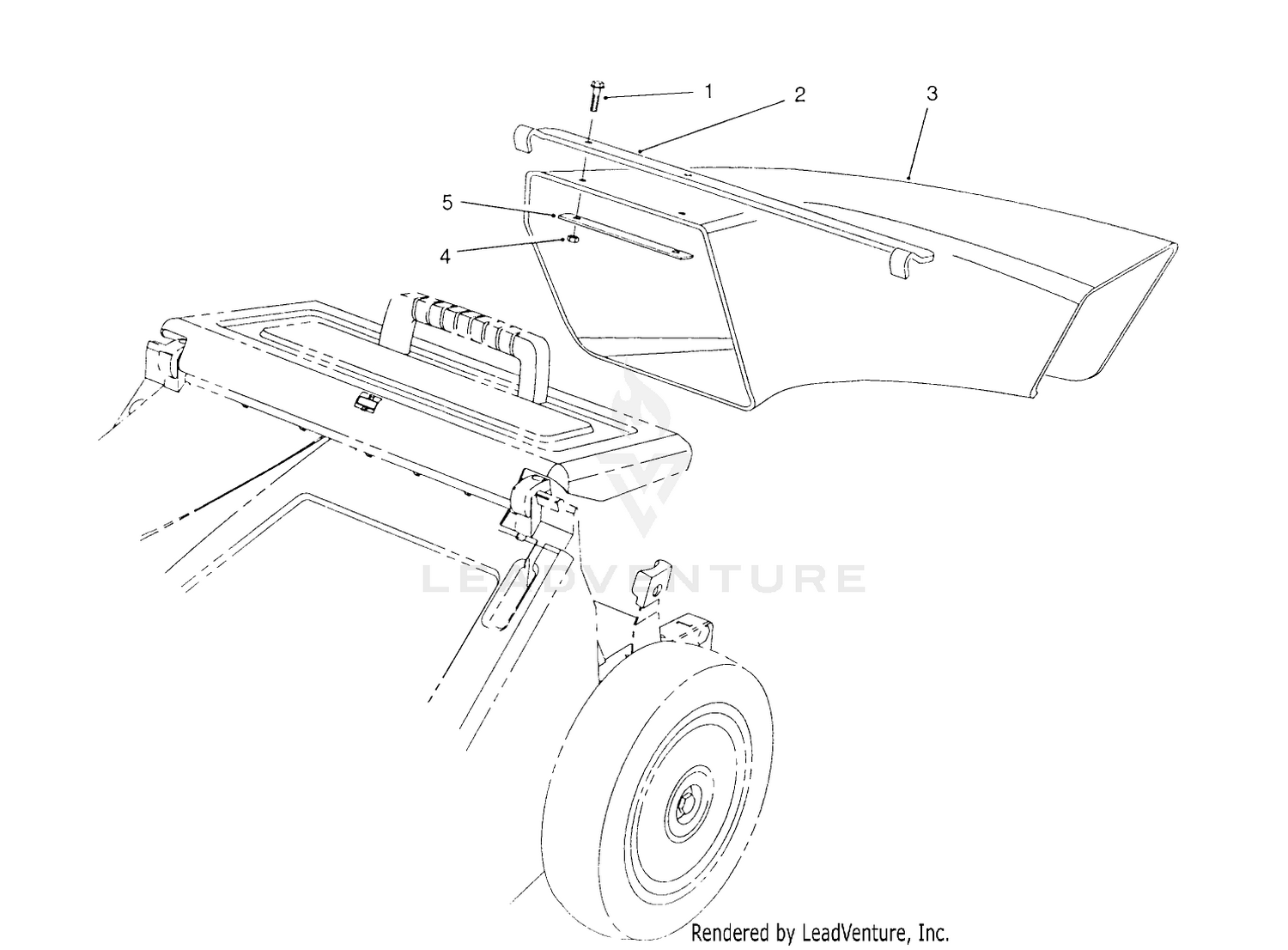 Side Discharge Chute Model No. 59112 (optional)