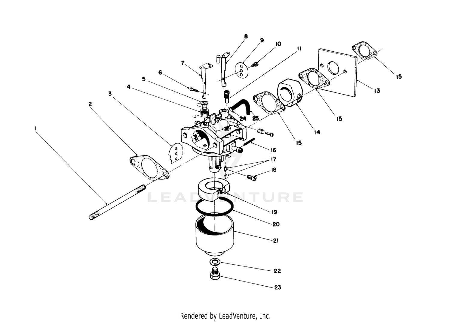 Carburetor Assembly (model No. 47pk9-1)