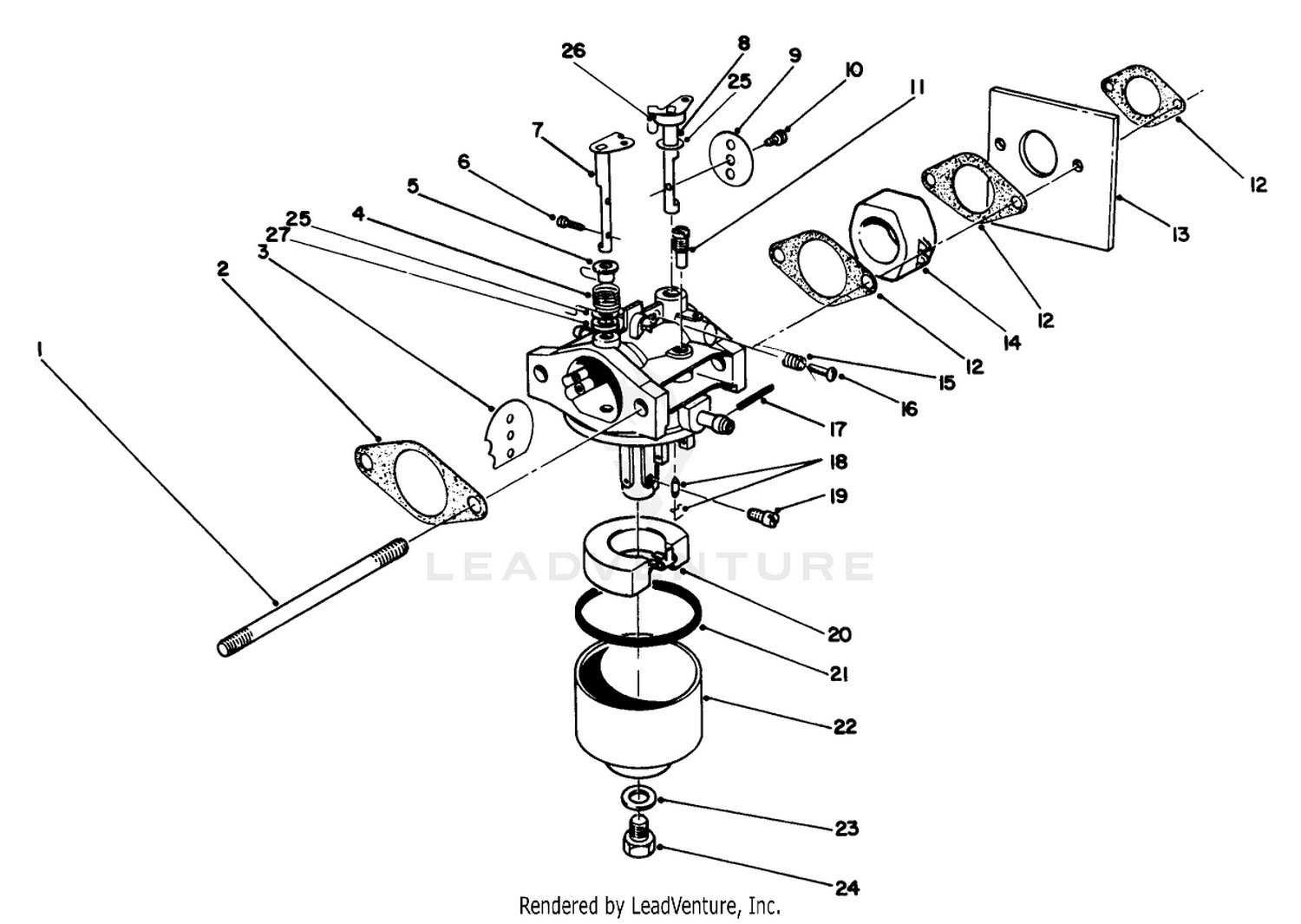 Carburetor Assembly (model No. 47pl0-3)
