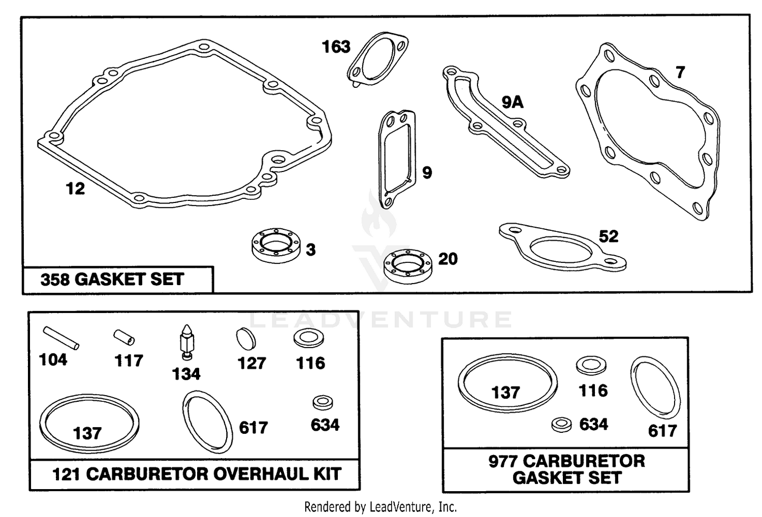 Engine Briggs  Stratton Model 122702-3171-01 8