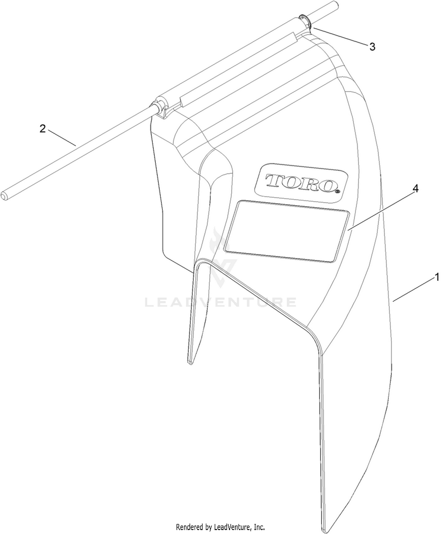 Side-Discharge Deflector Kit  Assembly No. 139-6556