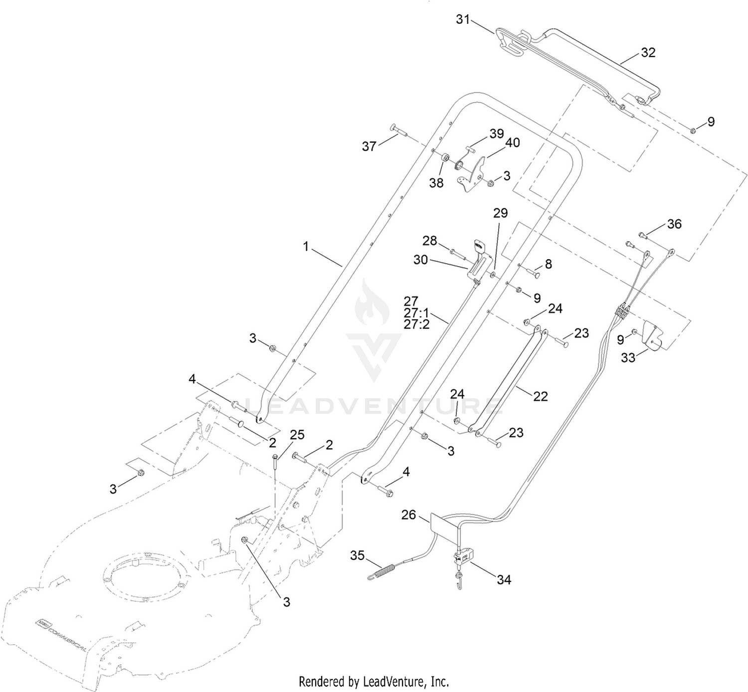 Handle and Control Assembly