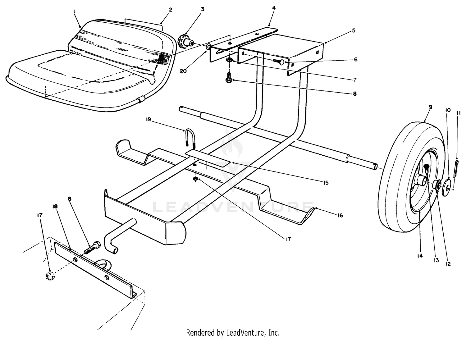 Sulky Kit Model No 30122 (optional)