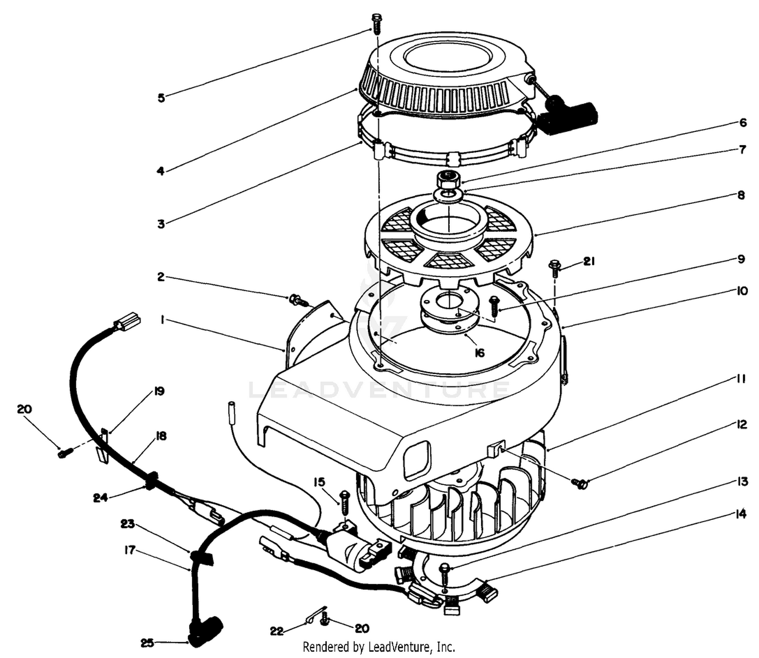 Recoil and Flywheel Assembly