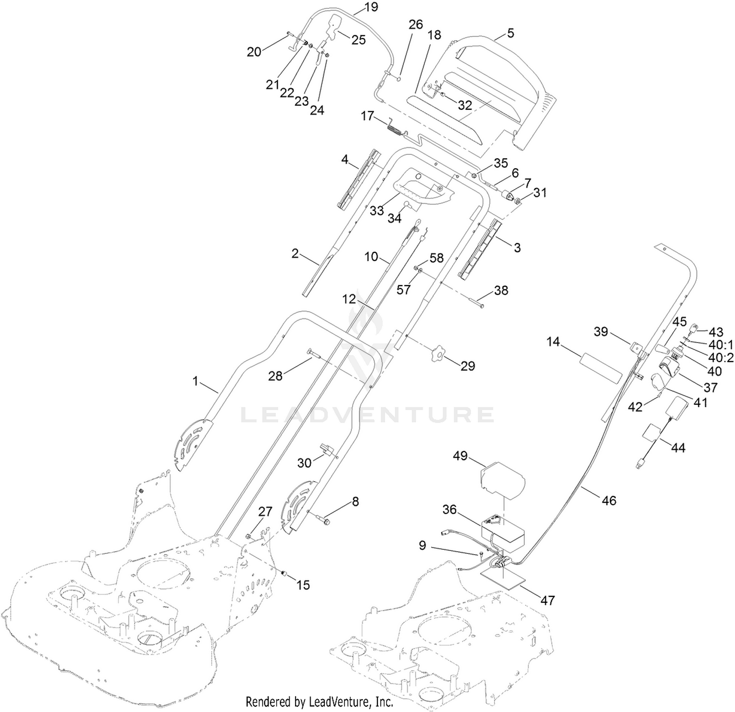 Handle and Electrical Assembly