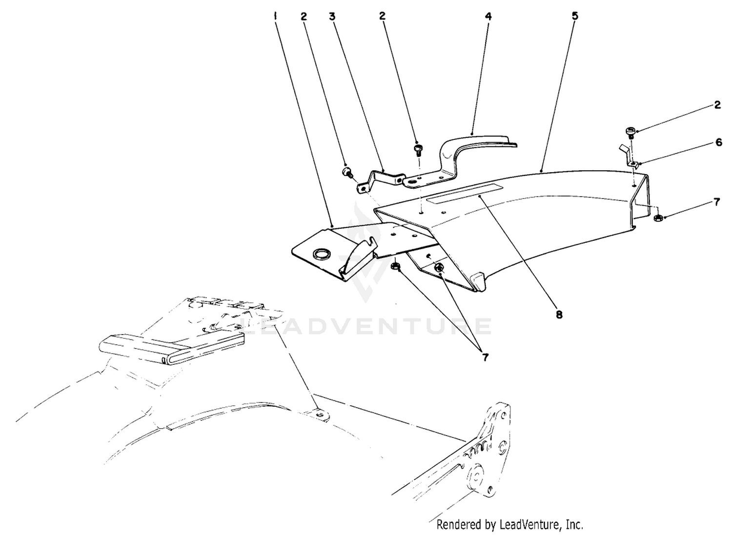 SIDE DISCHARGE CHUTE MODEL NO. 59108 (Optional)