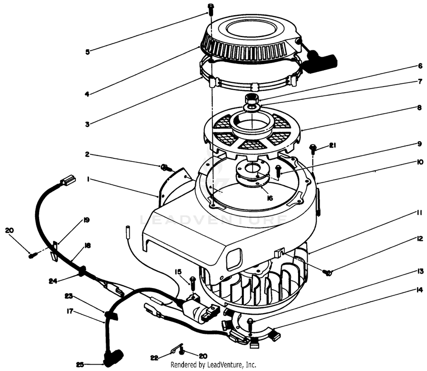 Recoil  Flywheel Assembly