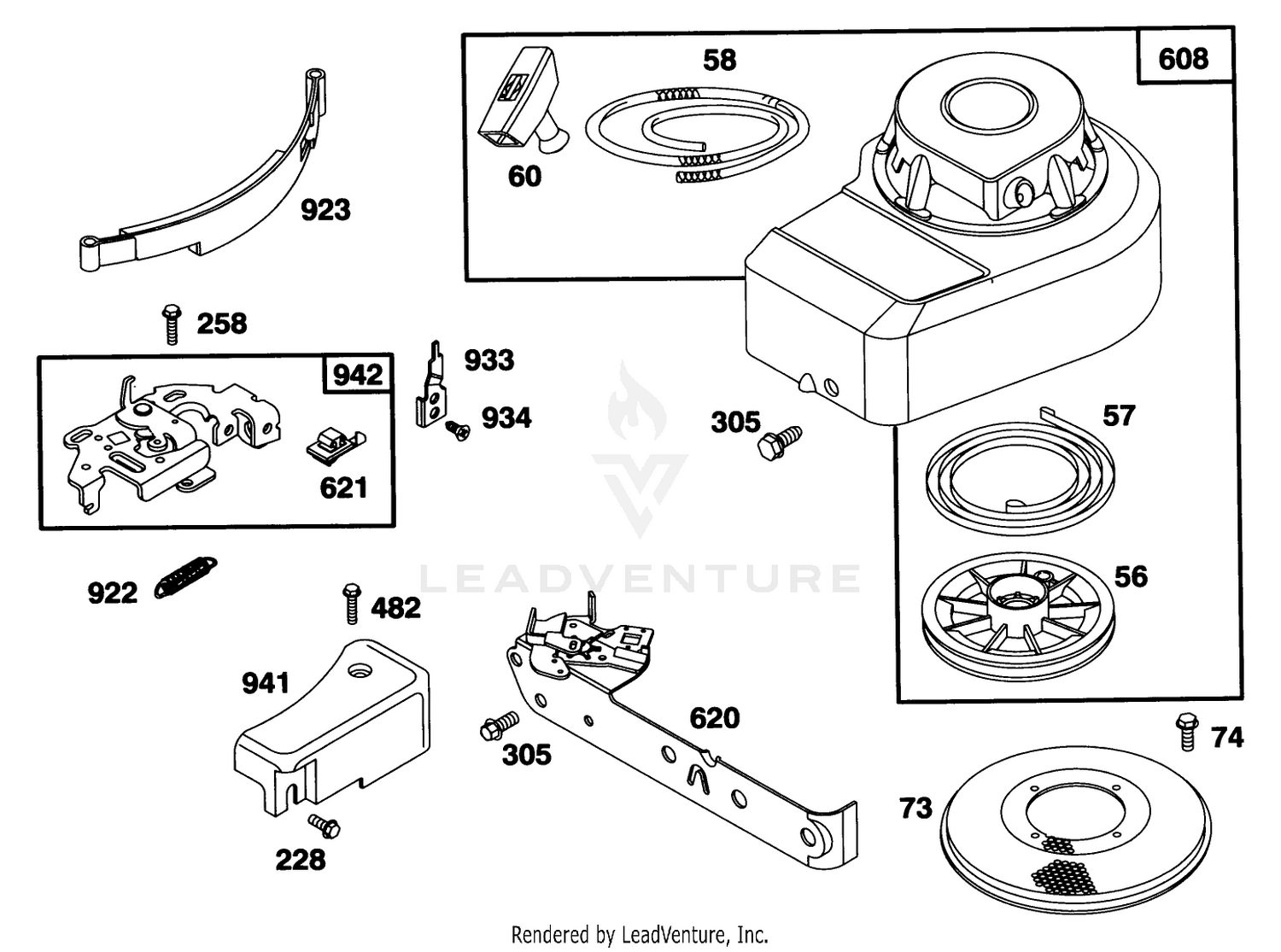 Engine Briggs  Stratton Model 95902-3153-01 5