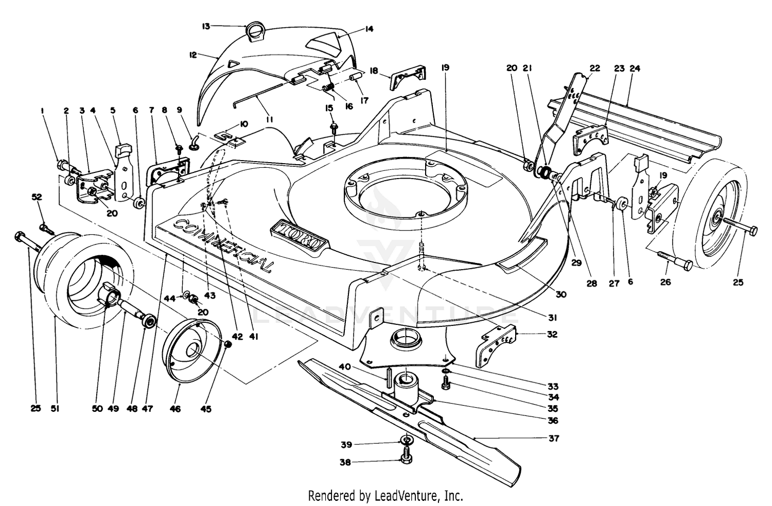 Housing  Wheel Assembly