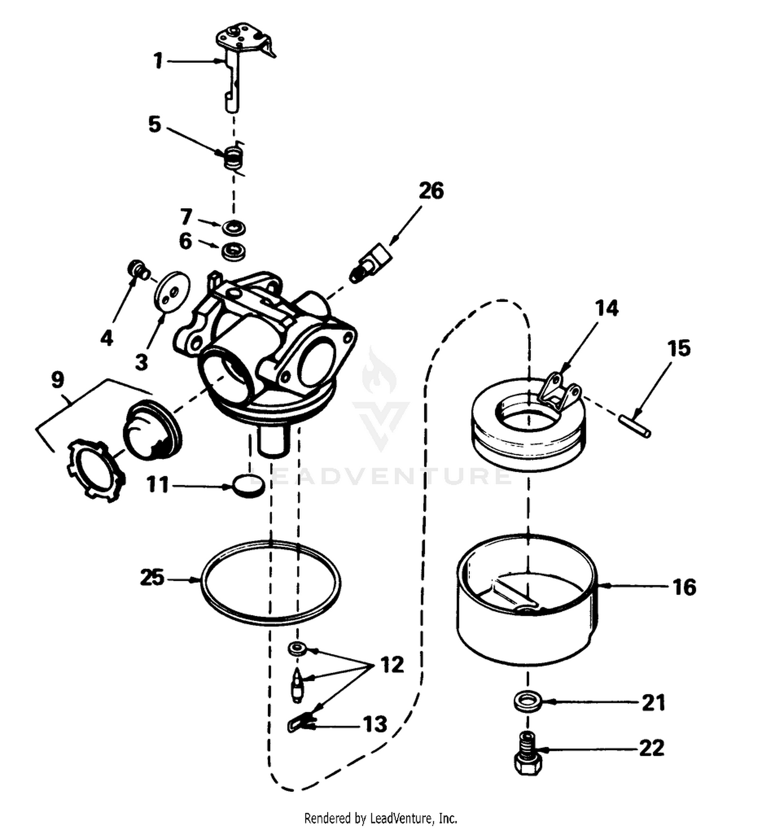 Carburetor No. 632098