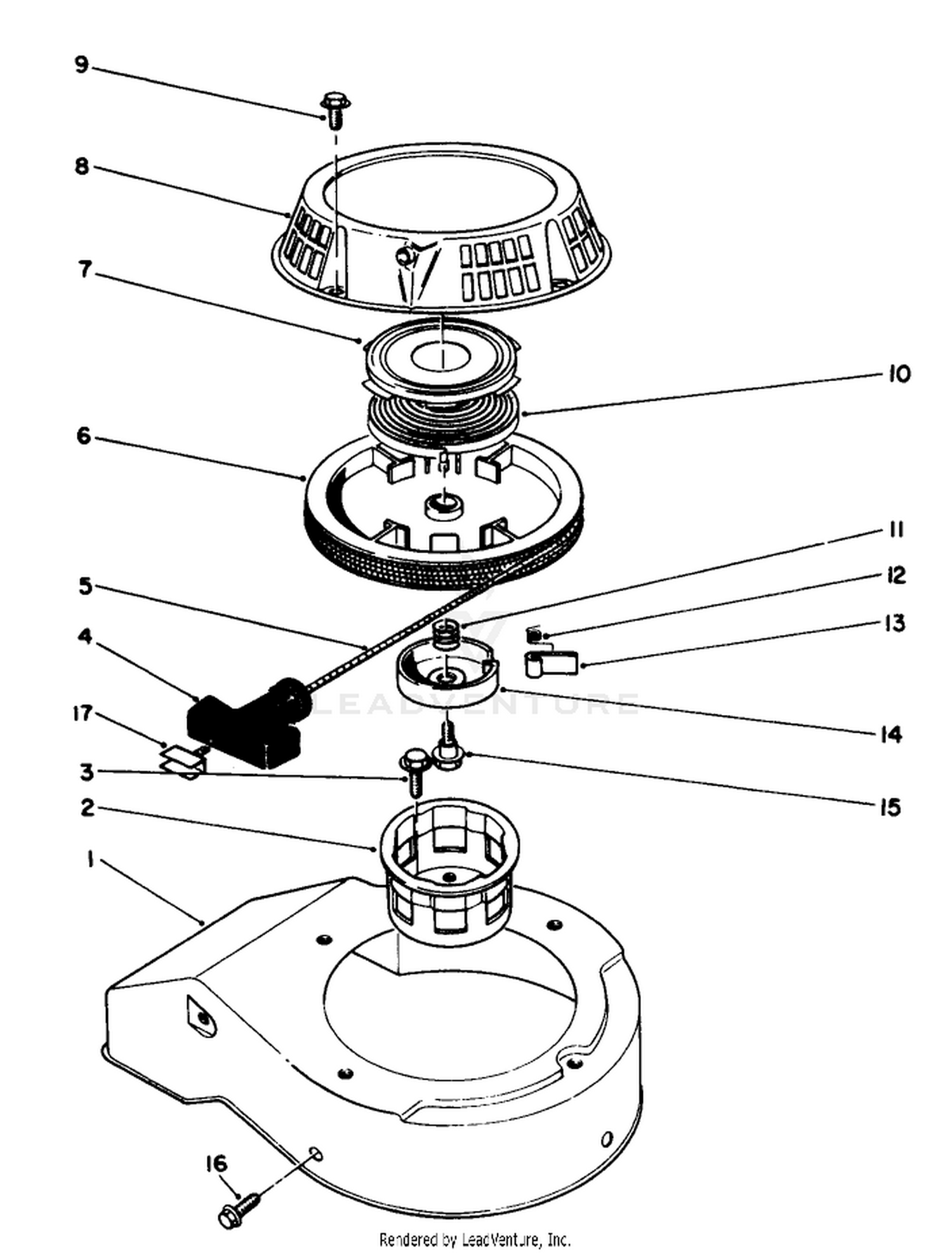 Recoil Assembly (model No. 47pl0-3)