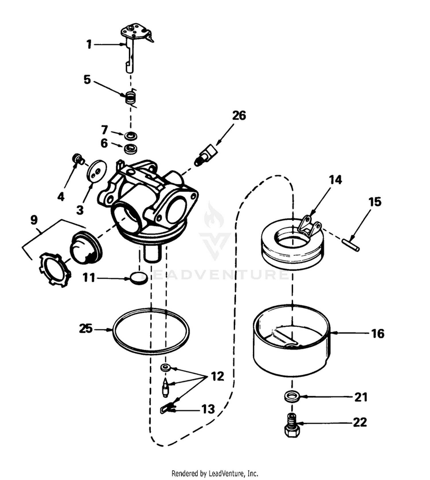 Carburetor No. 632099