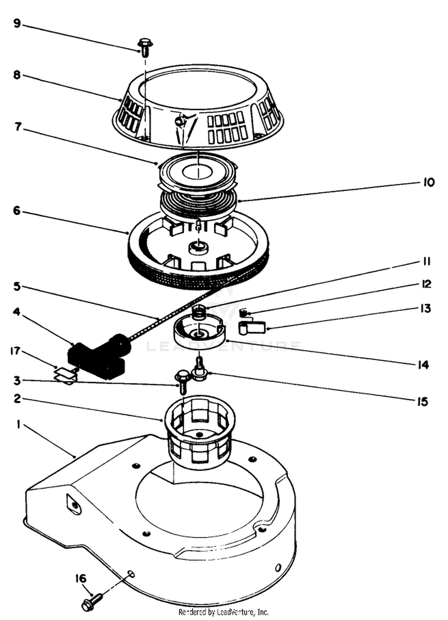 Recoil Assembly (model No. 47pl0-3)